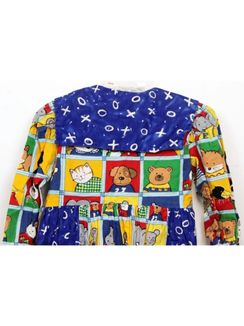 Chicken Noodle ABC School Dress sz 6 Yearbook Photo Animal Retro Fun Kindergarte